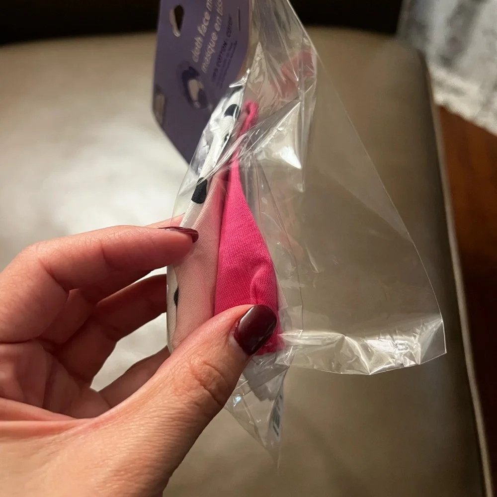 Claire's Black and Pink Kids Face Mask Trio